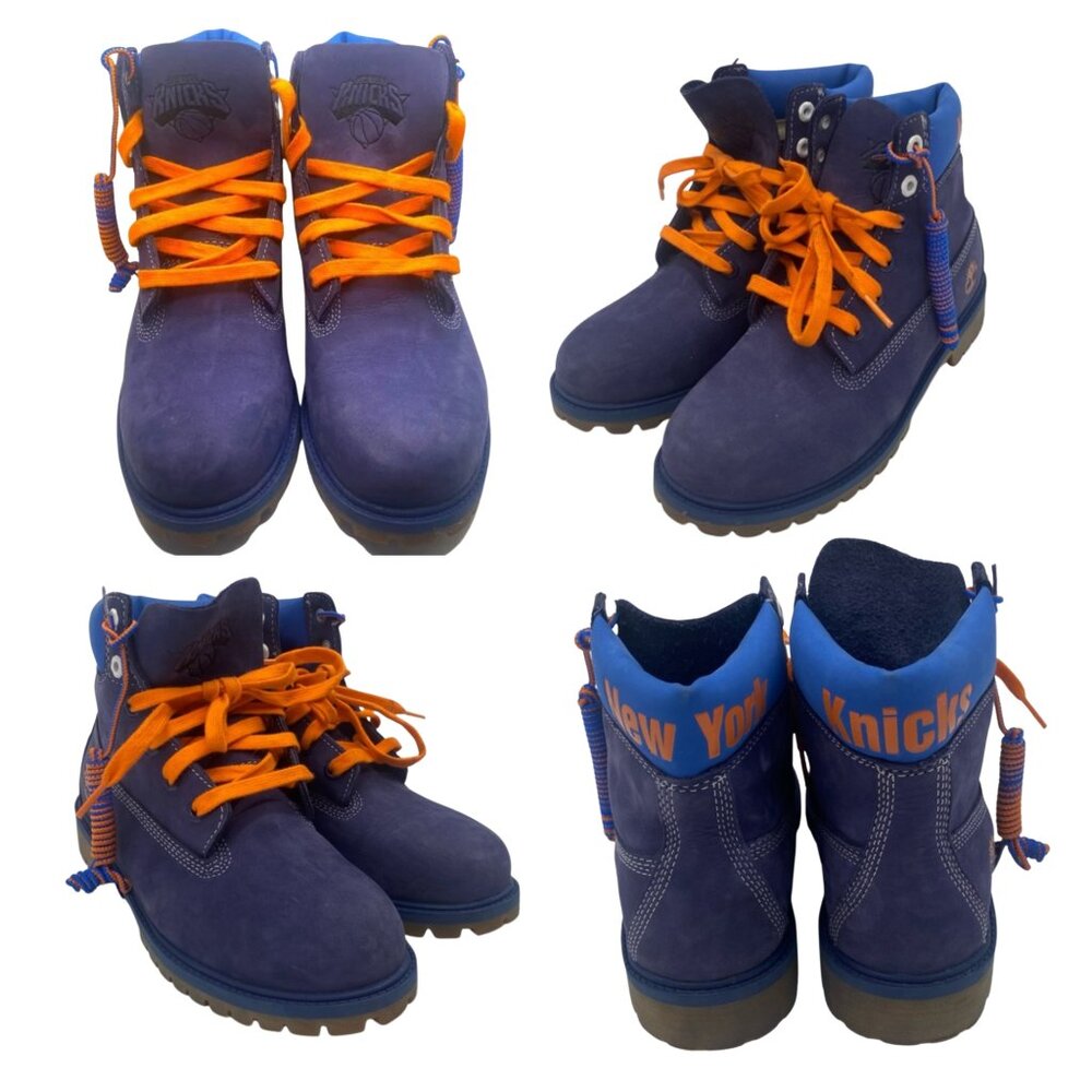 Timberland Boots, NBA NY Knicks Collab, 6 Inch Classic Premium Boot, Junior 6